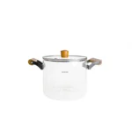 قابلمه پیرکس ۴.۵ لیتری مادام کوکو شعله مستقیم دسته چوبی