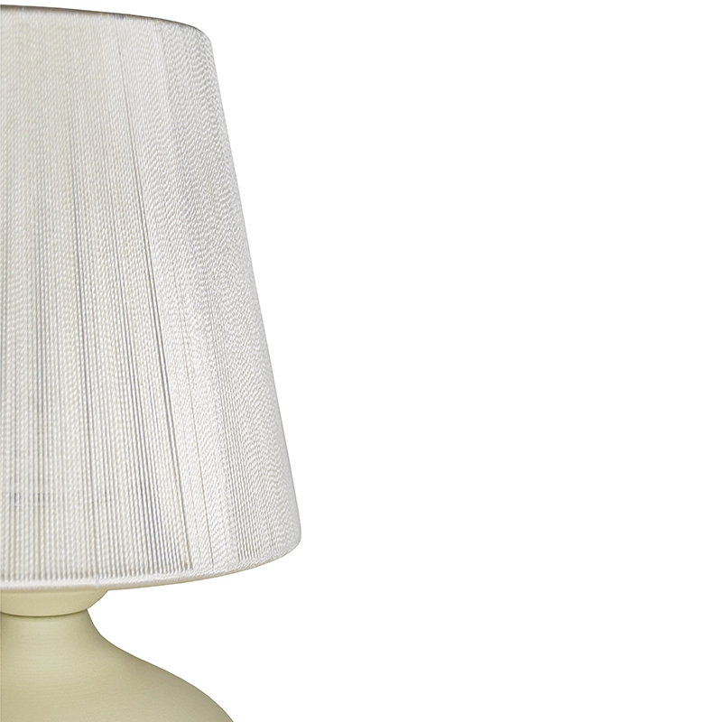 آباژور رومیزی مدل شید نخی کوچک