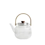 قوری پیرکس طره در چوبی کد214