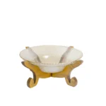 آجیل خوری و تنقلات طرح پیکسل لب طلایی پایه چوبی