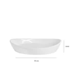 تابه های بیضی سرامیکی سه تایی