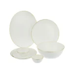 سرویس 26 پارچه گرد لب طلا دینو