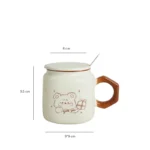 ماگ سرامیکی حیوانات کادو به دست