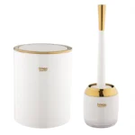 ست سطل زباله و فرچه لیمون سری رمانتیک