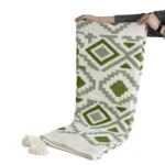 شال مبل پرشین ۲رنگه نخ آکریلیک ترک