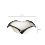 کاسه سرامیکی مدل آبشاری وانسل رنگ مشکی